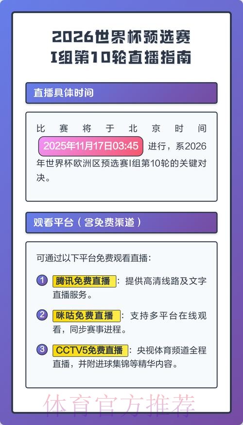 2026世界杯比赛直播平台详细推荐 2026世界杯比赛直播平台详细推荐